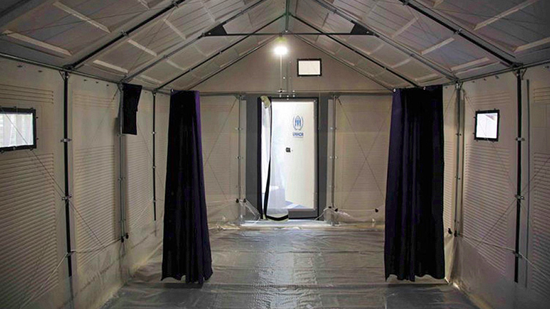 Illustration for article titled No Hex Wrench Needed: Ikea Designs a Smarter Flatpack Refugee Shelter